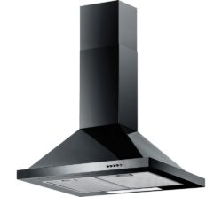 BAUMATIC  F70.2BL Chimney Cooker Hood - Black